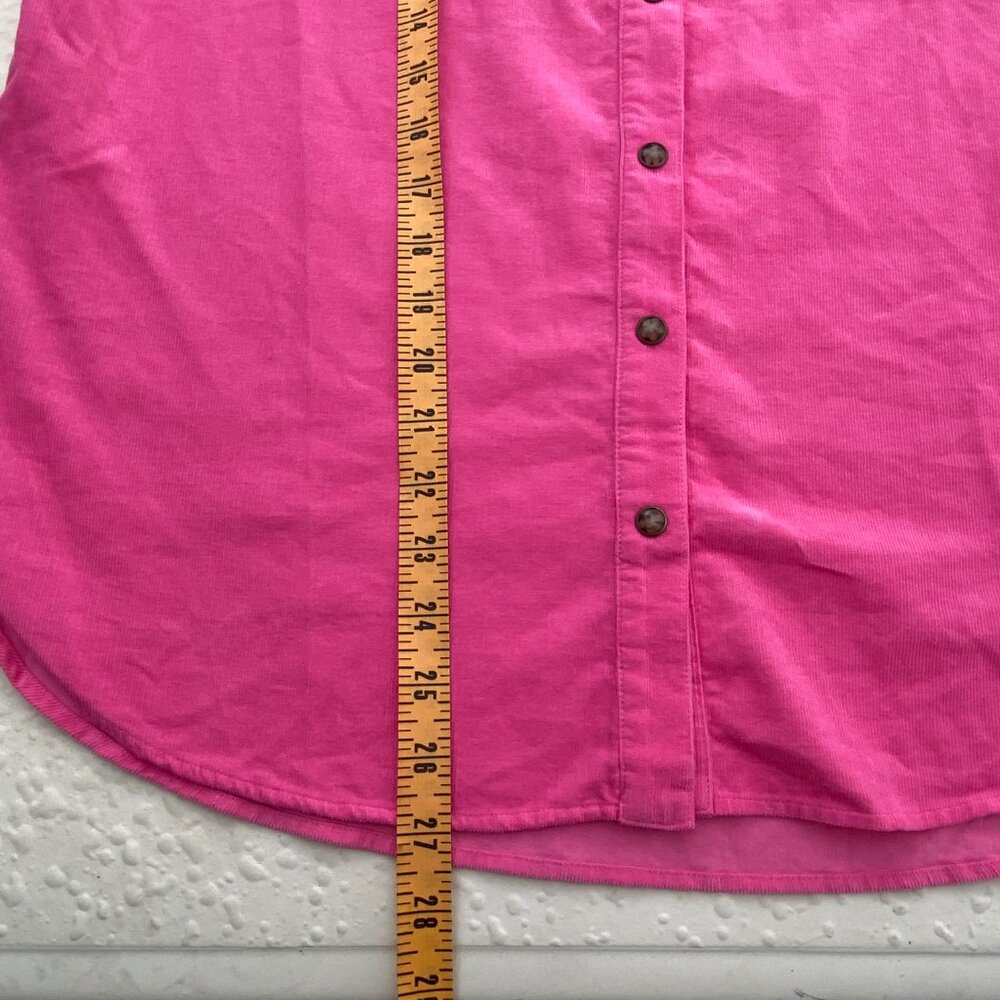 Tuckernuck XiRENA | WYLAN Cotton Corduroy Western Style Button Down Pink Medium - Picture 12 of 15